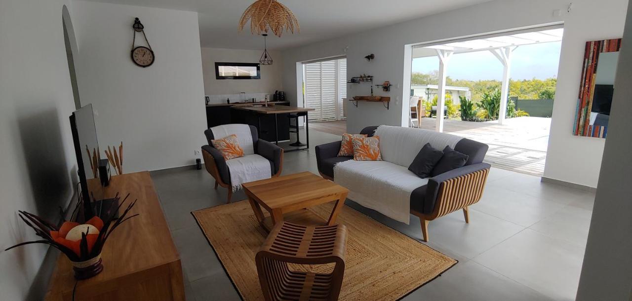 Villa Fleur De Goyave - Tres Bien Ventilee - Vue Degagee Saint-Francois  Buitenkant foto